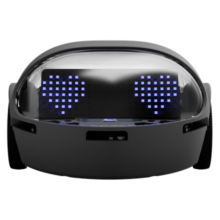 Les deux matrices de LED qui forment les yeux de l'Eliobot