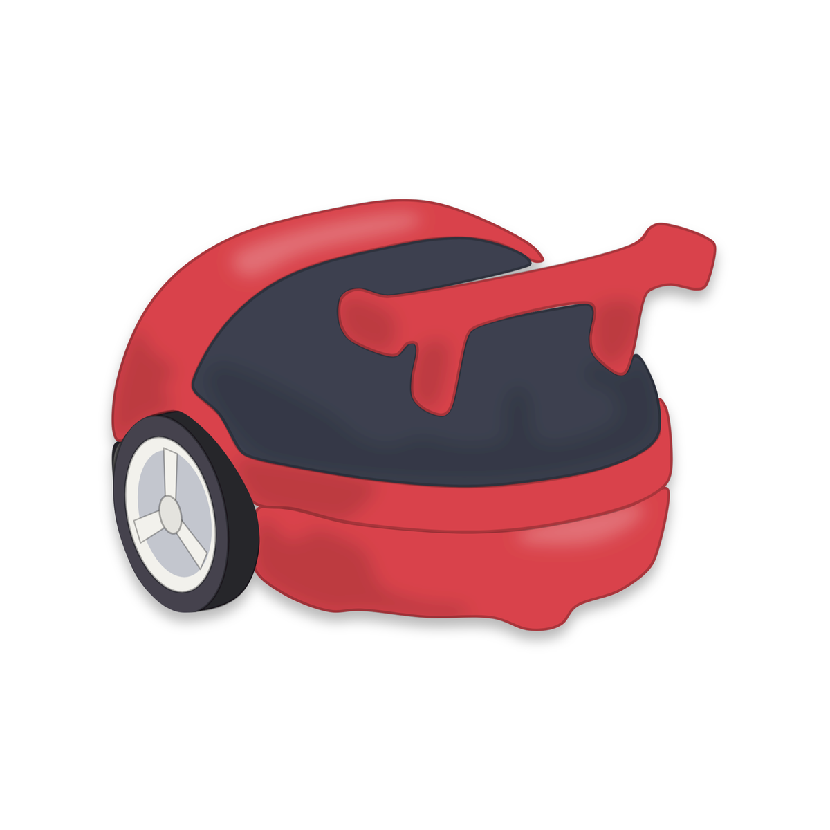 Backpack Bolide sur un Eliobot rouge